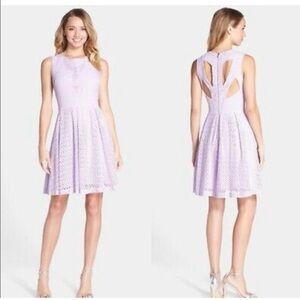 Betsey Johnson Lavender Eyelet Dress